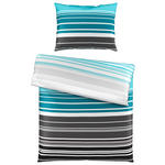 BETTWÄSCHE Satin 140/200 cm  - Blau, KONVENTIONELL (140/200cm) - Esposa