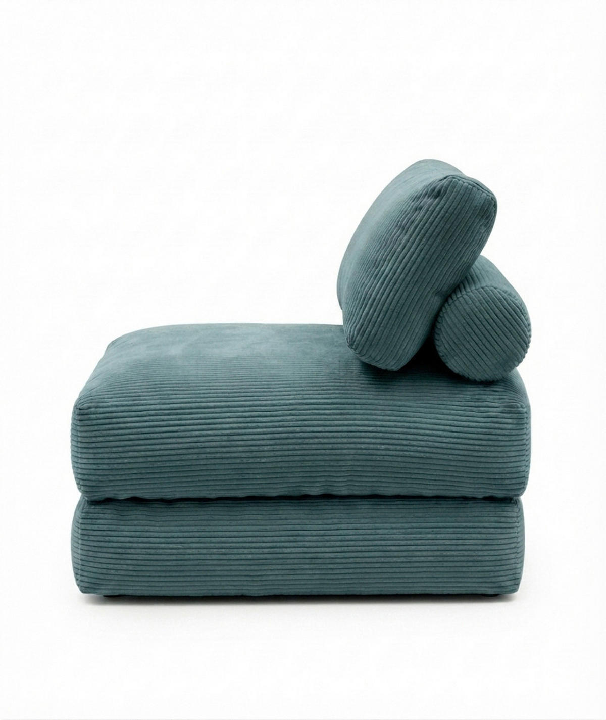SCHLAFSESSEL Cord Petrol Rückenkissen  - Petrol, KONVENTIONELL, Textil (85/80/85cm) - Xora
