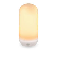 LED-AUßENLEUCHTE CANDY 9/19/9 cm   - Weiß, Basics, Kunststoff (9/19/9cm) - Newgarden