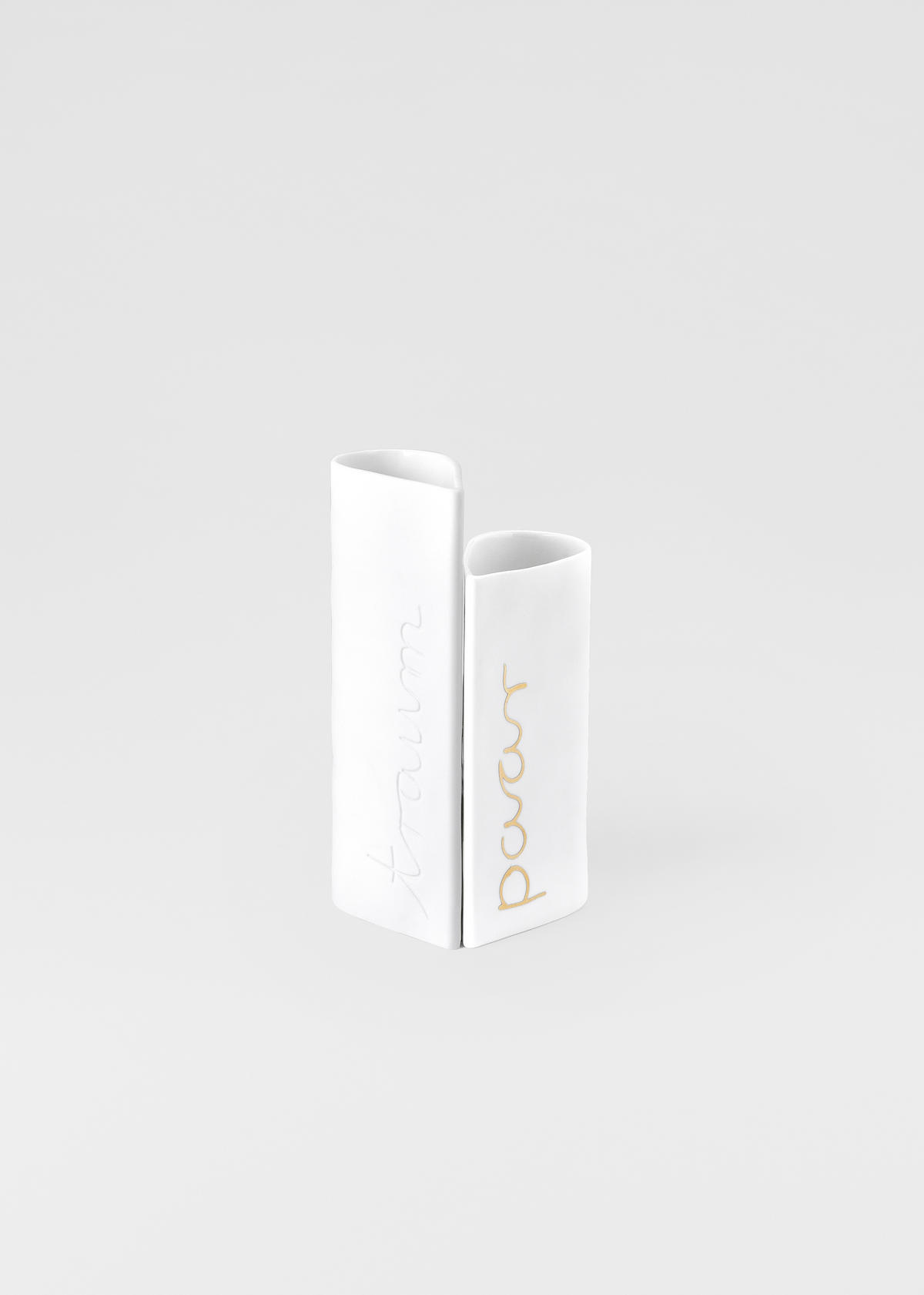 VASE  - Weiss, Basics, Keramik (7,5/4,5/13cm) - Räder