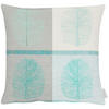 KISSENHÜLLE 46/46 cm  - Türkis/Weiß, Design, Textil (46/46cm) - Apelt