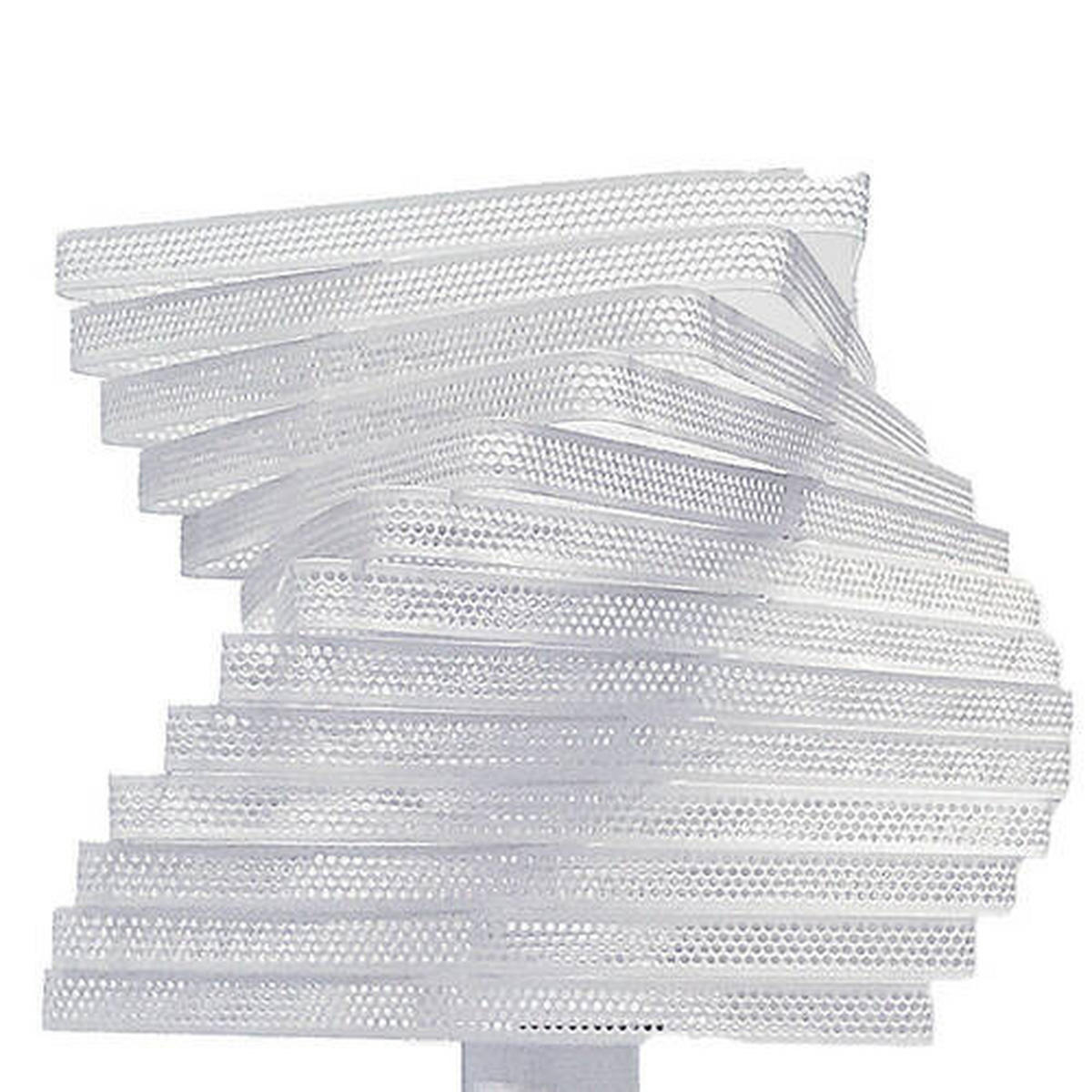 STOLNÍ LAMPA, E27, 25/40 cm  - bílá, Design, kov (25/40cm)