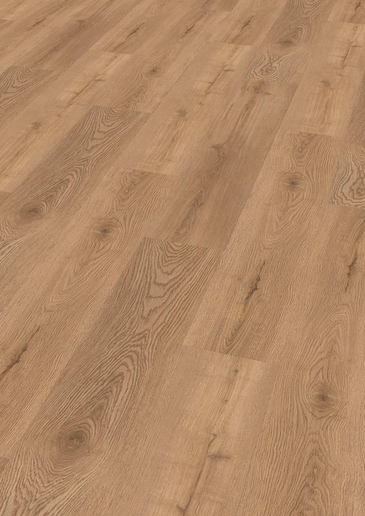 VINYLBODEN SPC 5mm Breitdiele inkl. Trittschall  per  m² - Eichefarben, Basics, Kunststoff (23/122/0,5cm)