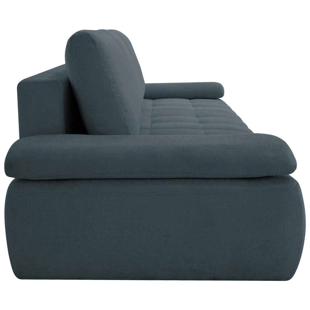 Thumbnail - Mid.you Schlafsofa, Blau, Textil, 3-Sitzer, Füllung: Schaumstoffflocken, 255x89x109 cm, Made in Europe, Bettkasten erhäl...