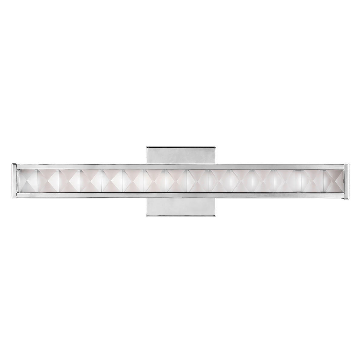 BADEZIMMER-WANDLEUCHTE Elstead Jessie 59.7/12.7/10.2 cm   - Chromfarben, Basics, Metall (59.7/12.7/10.2cm) - Elstead Lighting