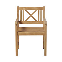 GARTENSESSEL Holz Teakfarben  - Teakfarben, Natur, Holz (59/89/59cm) - Gardenson