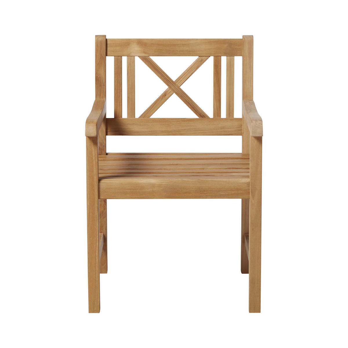 GARTENSESSEL Holz Teakfarben  - Teakfarben, Natur, Holz (59/89/59cm) - Gardenson