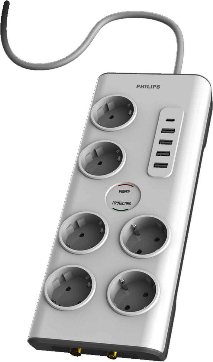 PODALJŠEK - bela, Trend, umetna masa (200cm) - Philips
