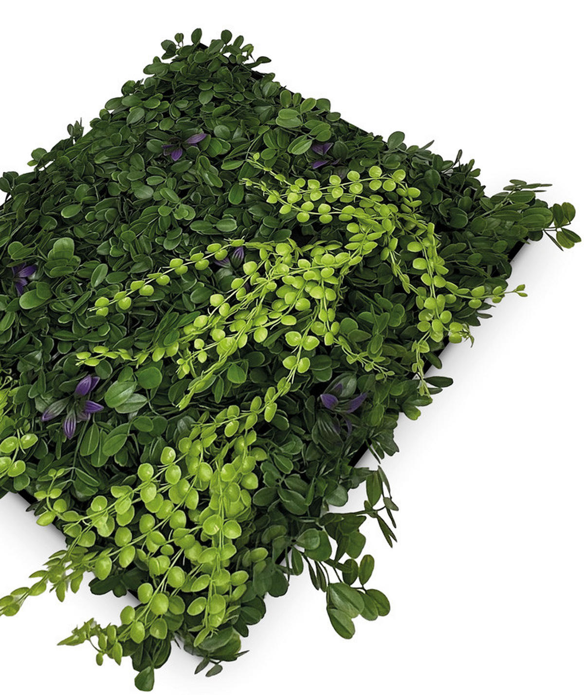 AKUSTIKPANEEL Modular Wall System Nature Design Flora 52/52/4 cm  - Grün, MODERN, Kunststoff (52/52/4cm) - Jangal