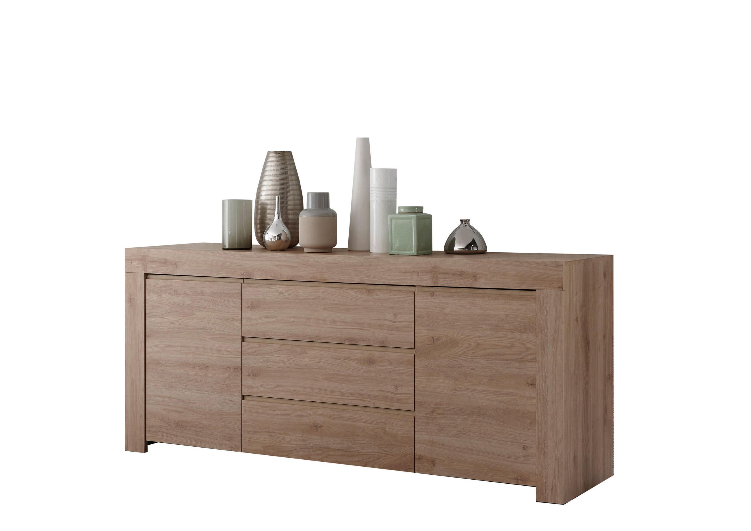 SIDEBOARD  in 184/81/42 cm  - Eichefarben, Design, Holzwerkstoff (184/81/42cm) - MID.YOU