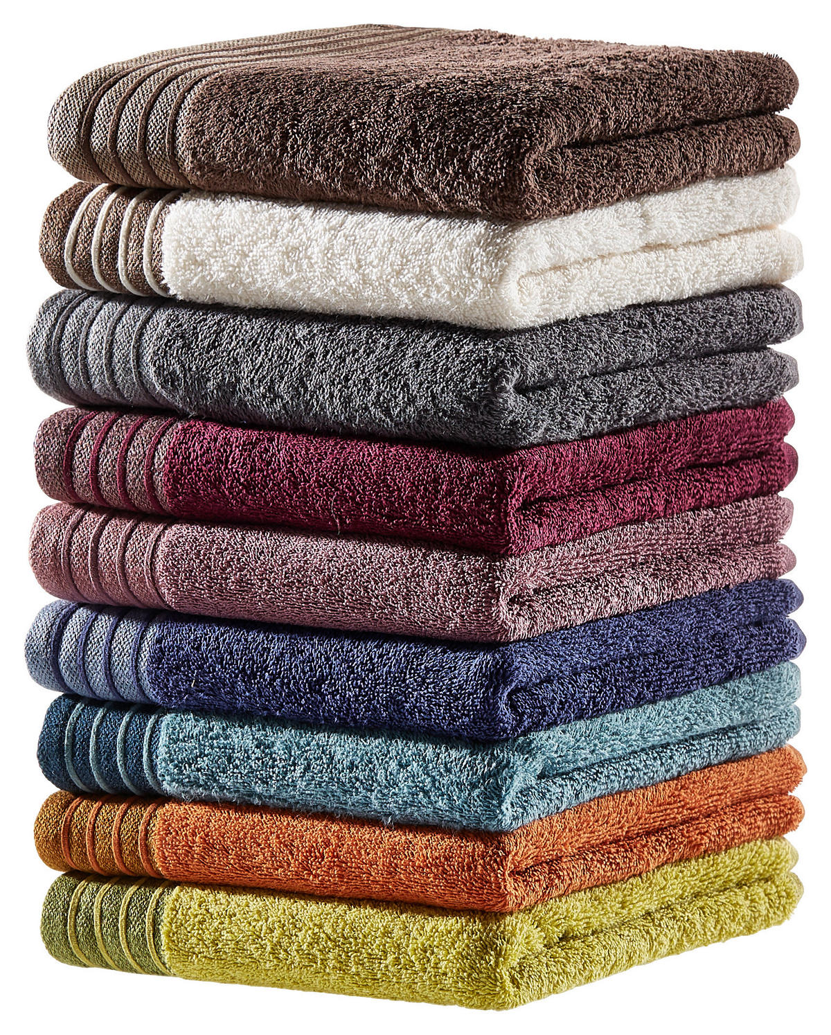 HANDTUCHSET Santo Altrosa 3-teilig  - Altrosa, Basics, Textil (50/100cm) - Esposa