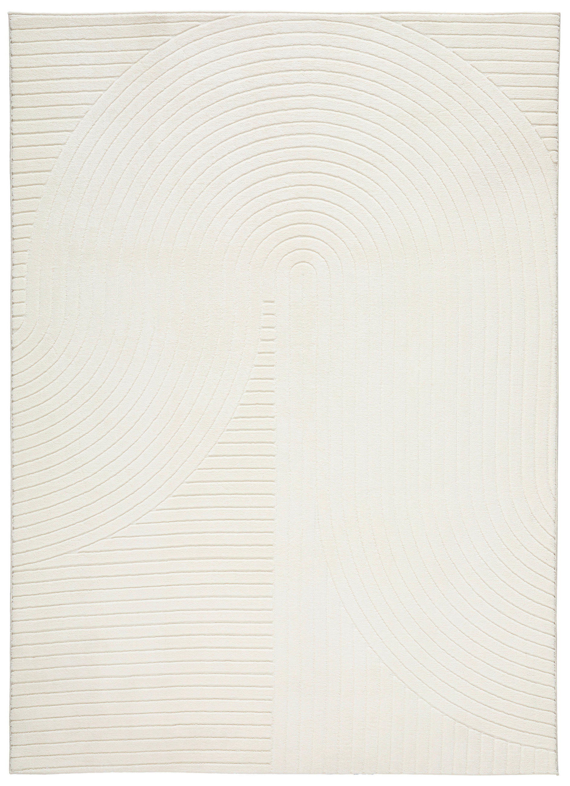 HOCHFLORTEPPICH 160/230 cm Weiß  - Weiß, Design, Textil (160/230cm) - Novel