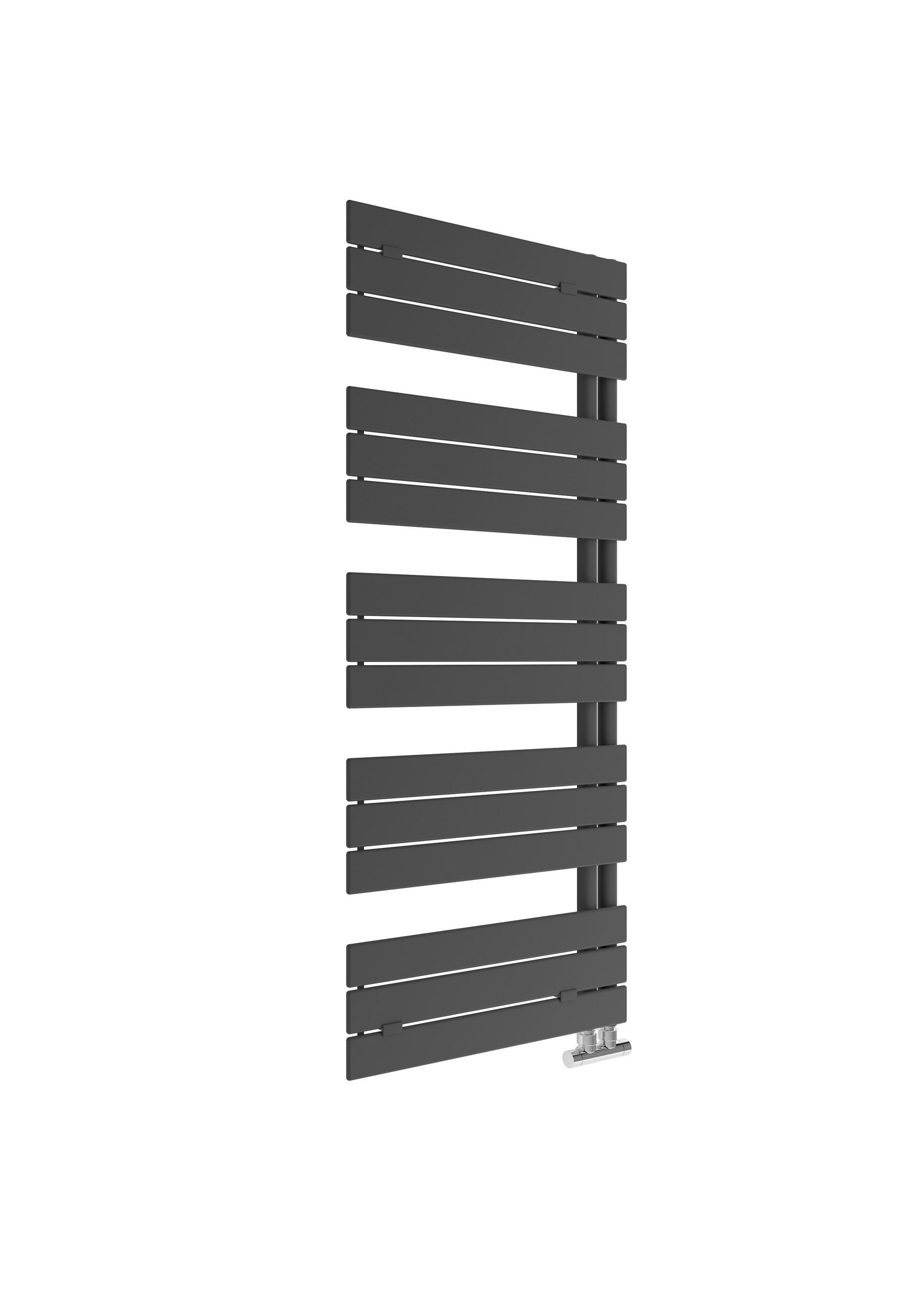 HANDTUCHTROCKNER Schwarz  - Schwarz, Basics, Metall (60/143/5cm) - Sanotechnik