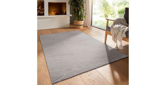 WEBTEPPICH 50/80 cm Stilo Hellgrau  - Hellgrau, Basics, Textil (50/80cm) - Novel