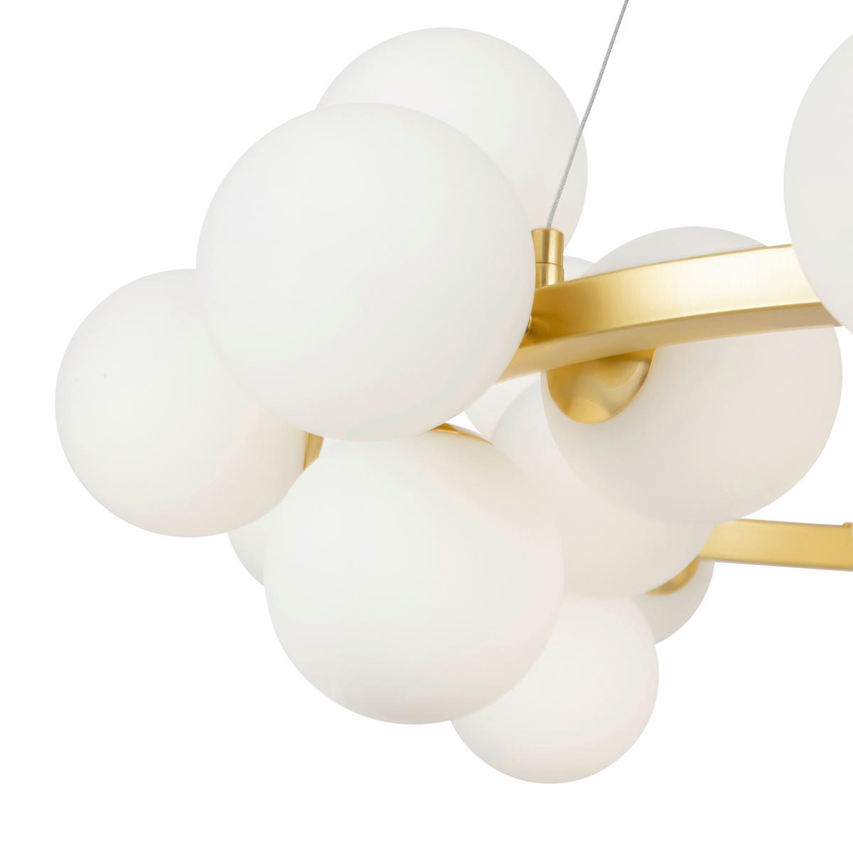 PENDELLEUCHTE 23,8/135,4/69 cm  - Goldfarben, Basics, Glas/Metall (23,8/135,4/69cm) - MAYTONI