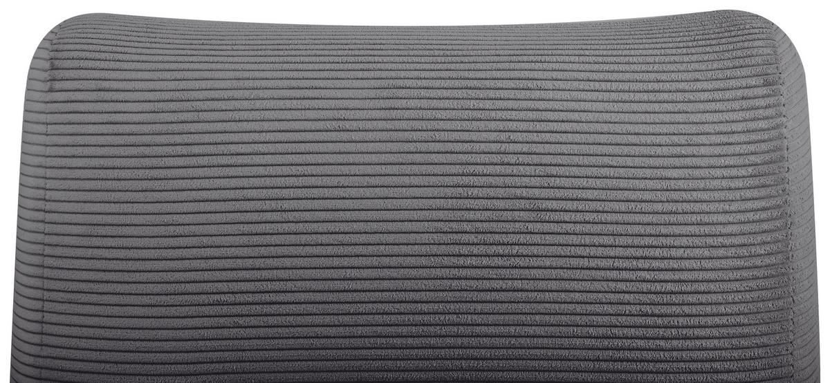 SCHLAFSESSEL in Cord Grau  - Grau, Design, Textil (81/88/160cm) - Livetastic