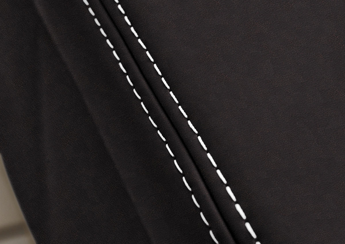 ECKSOFA Echtleder Dunkelbraun  - Eichefarben/Dunkelbraun, Konventionell, Leder/Holzwerkstoff (235/274cm) - Beldomo Premium