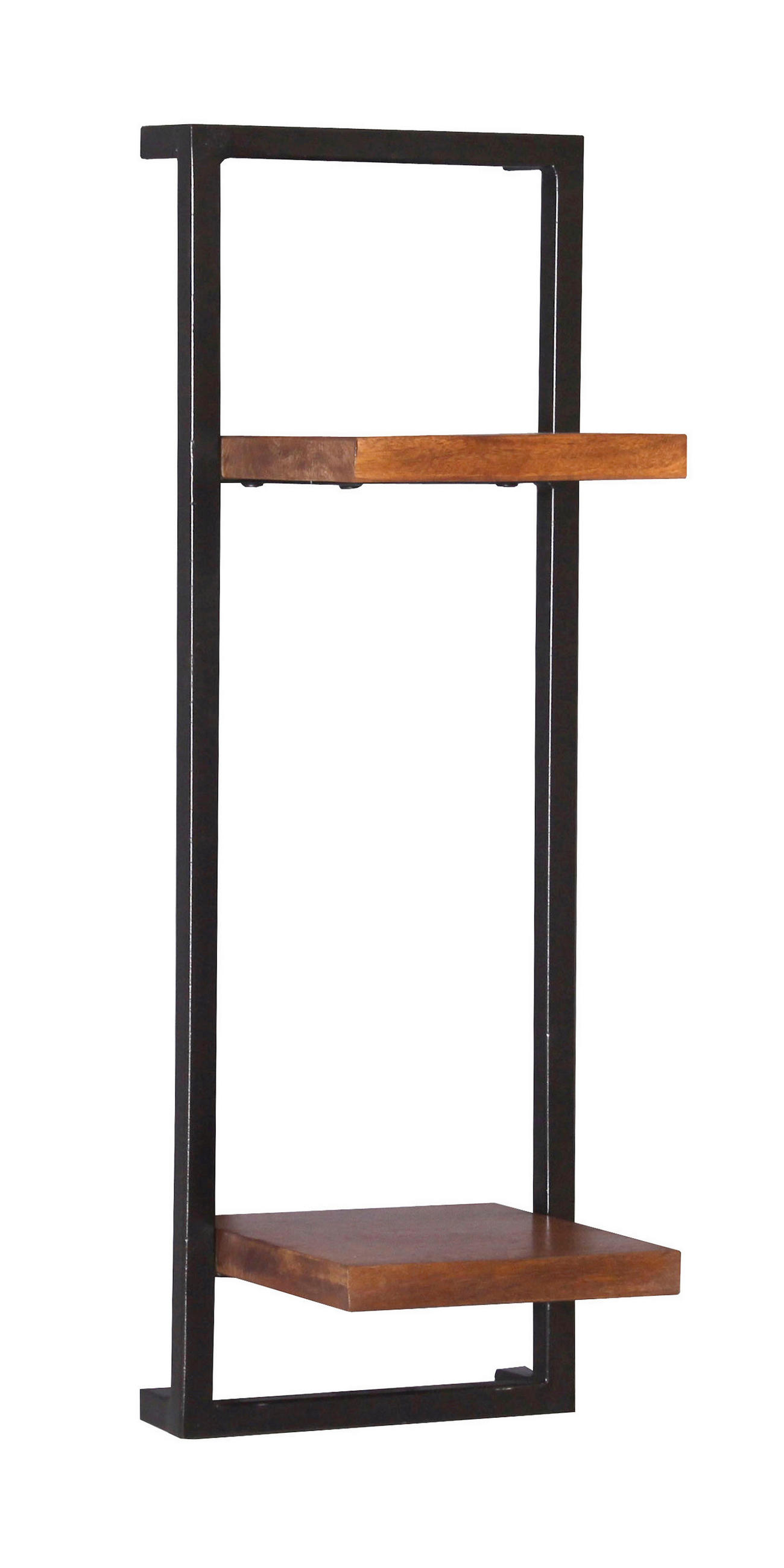 WANDREGAL 25/75/25 cm  - Naturfarben, Design, Holz/Metall (25/75/25cm) - MID.YOU