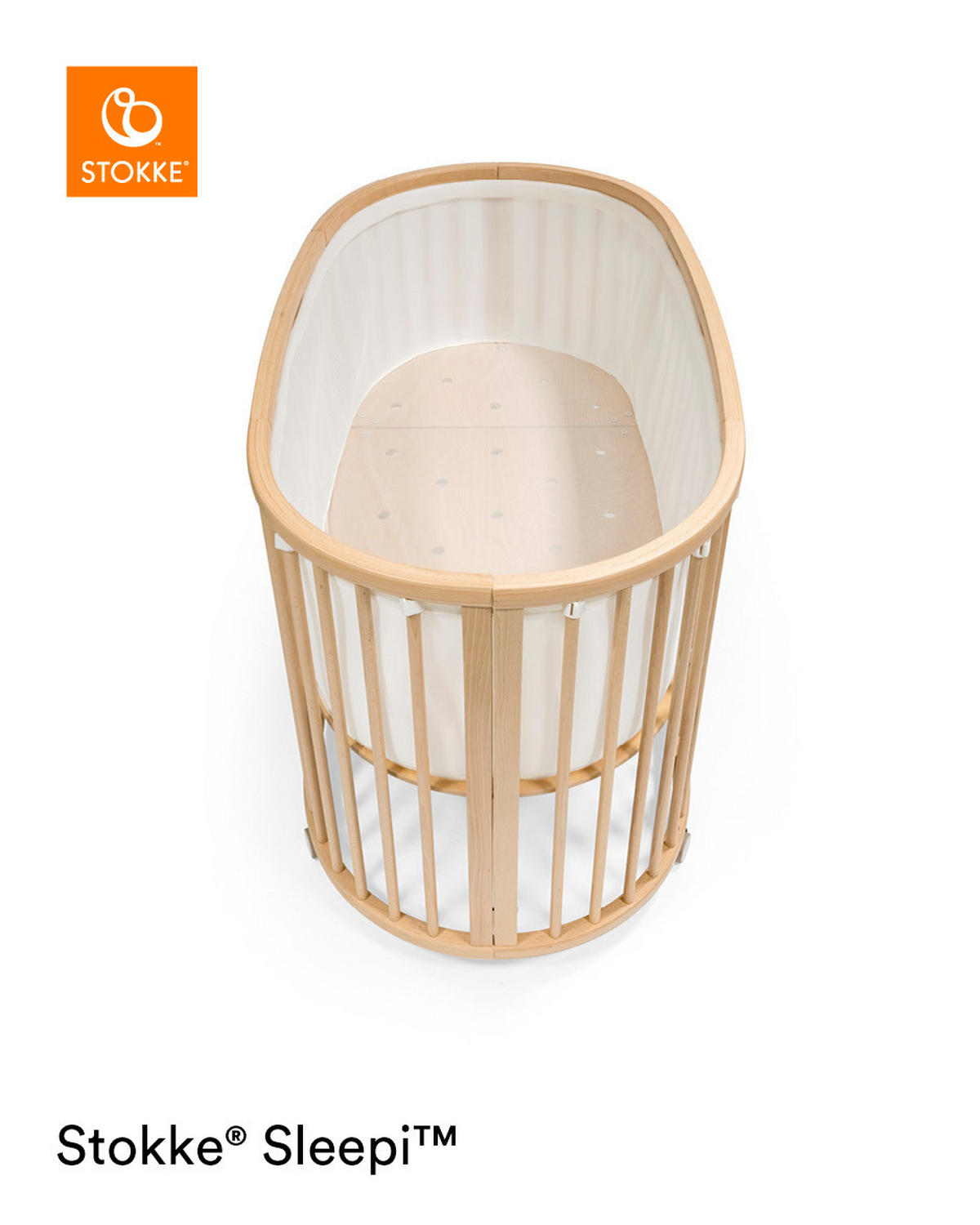 NESTCHEN Sleepi V3    - Weiß, Basics, Textil (136,4/69,8/38cm) - Stokke