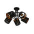 DECKENLEUCHTE - Schwarz, LIFESTYLE, Textil/Metall (46/27,5cm) DECKENLEUCHTE - Schwarz, LIFESTYLE, Textil/Metall (46/27,5cm)