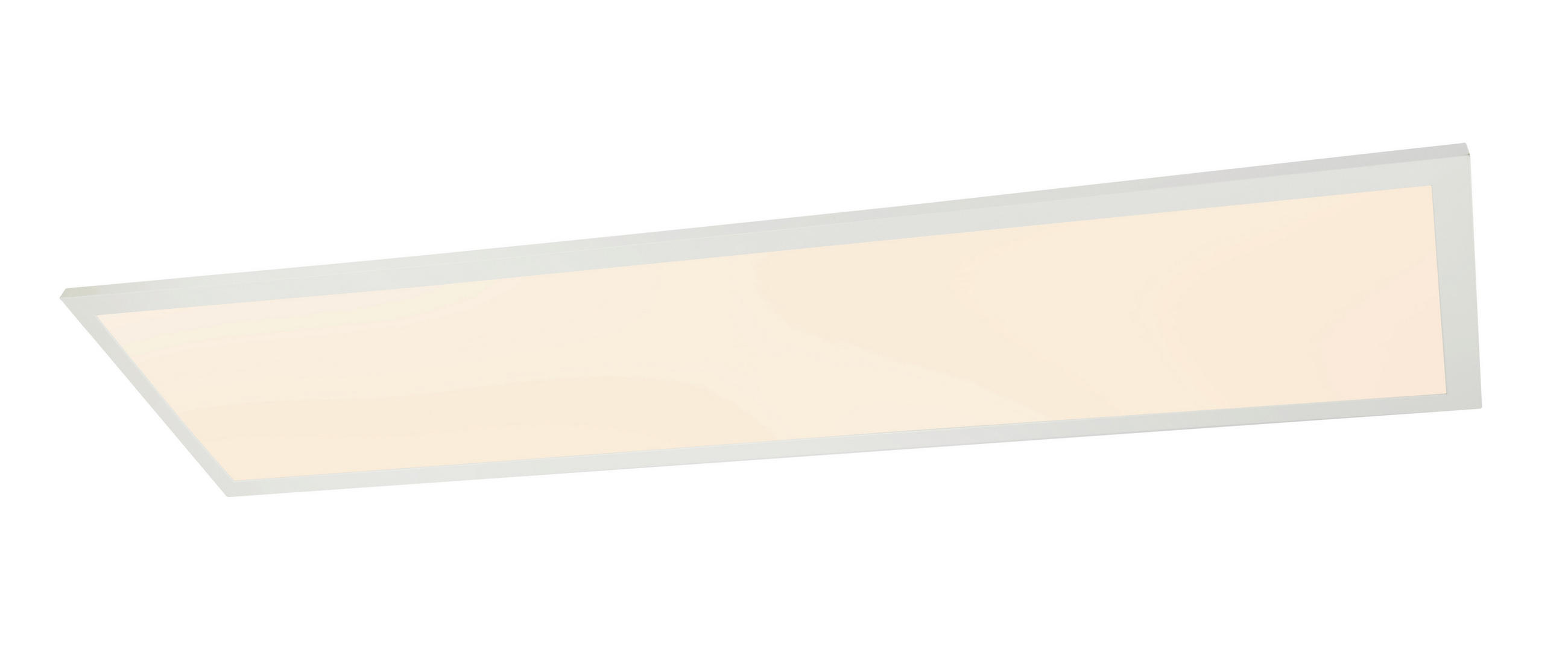 LED-DECKENLEUCHTE Rosi 80/20/5,3 cm   - Opal/Weiß, Basics, Kunststoff/Metall (80/20/5,3cm) - Globo