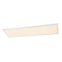 LED-DECKENLEUCHTE Rosi 80/20/5,3 cm   - Opal/Weiß, Basics, Kunststoff/Metall (80/20/5,3cm) - Globo