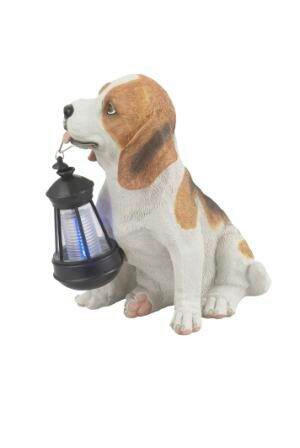 SOLARLEUCHTE 18/24,2/26 cm   - Braun/Weiß, Basics, Kunststoff (18/24,2/26cm) - Globo