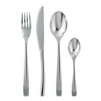 BESTECKSET Michelino 24-teilig Edelstahl  - Silberfarben, Basics, Metall