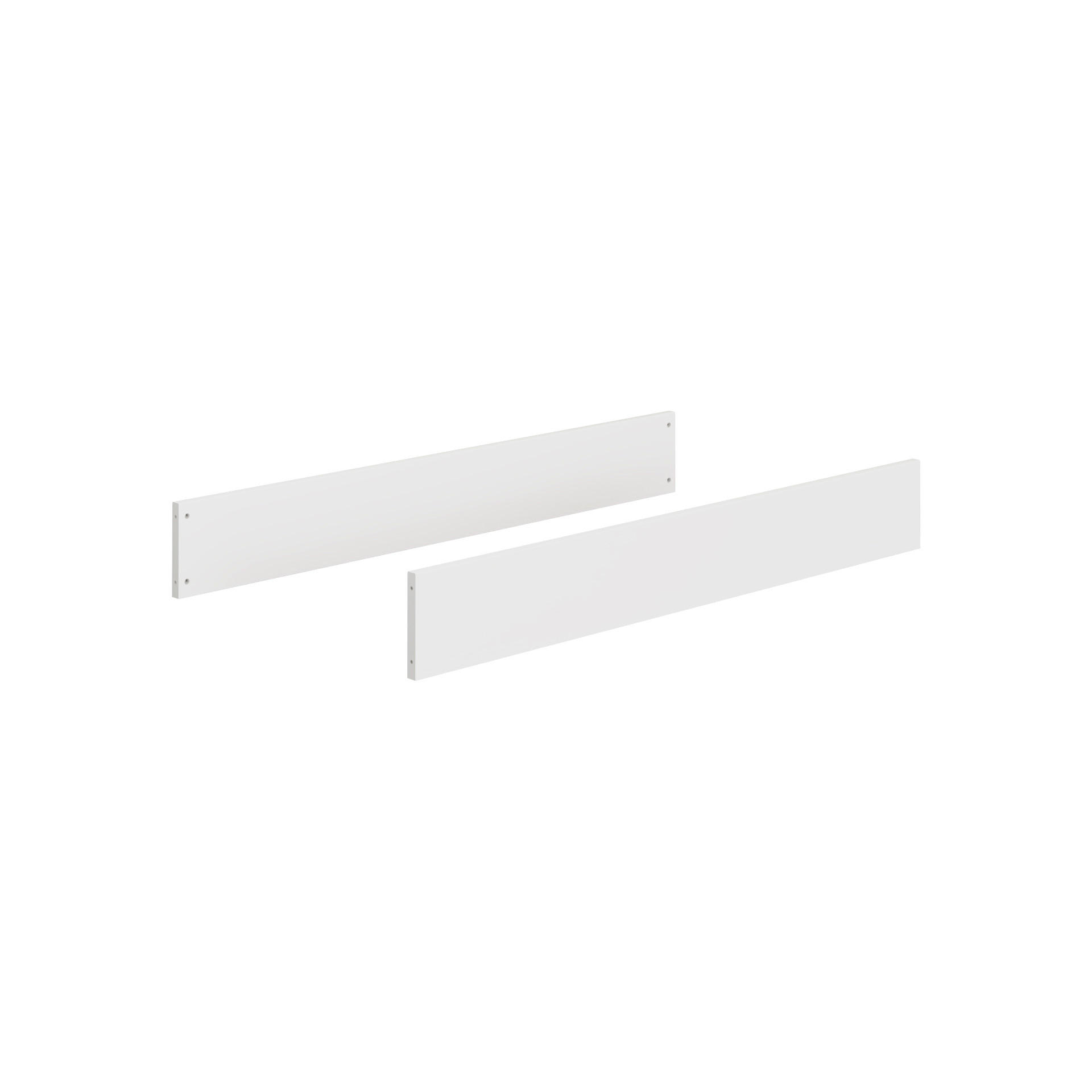 UMBAUSEITEN Lieven - Weiß, Basics, Holzwerkstoff (139,0/18,4/1,8cm) - Paidi