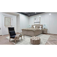 AMERICKÁ POSTEL, 160/200 cm, béžová - béžová, Moderní, textil (160/200cm) - Livetastic