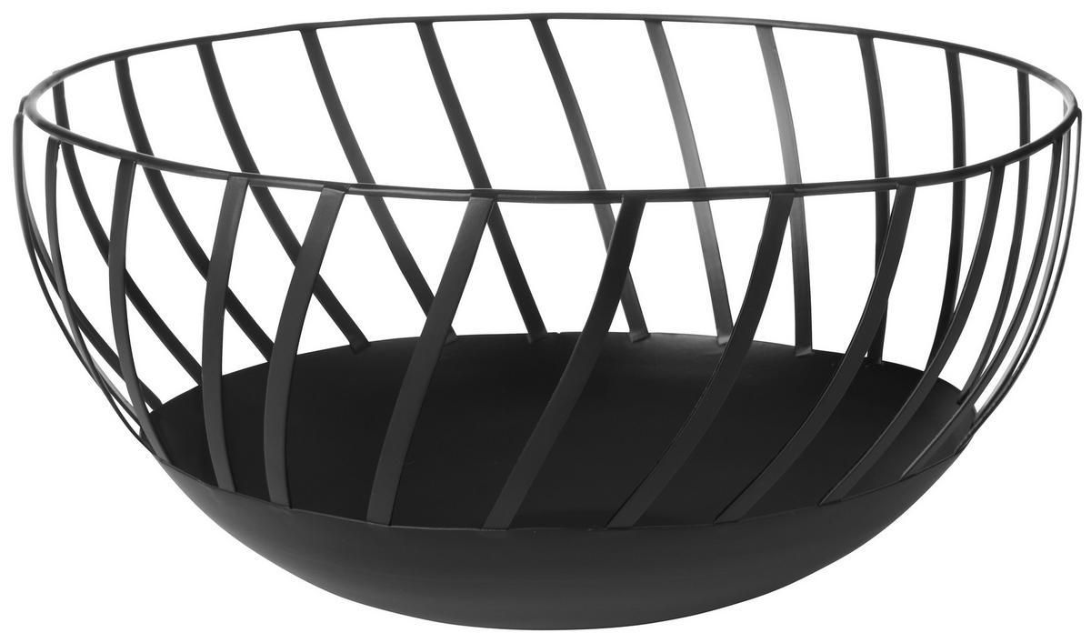 OKRASNA SKLEDA        33/16 cm      - črna, Design, kovina (33/16cm) - Ambia Home