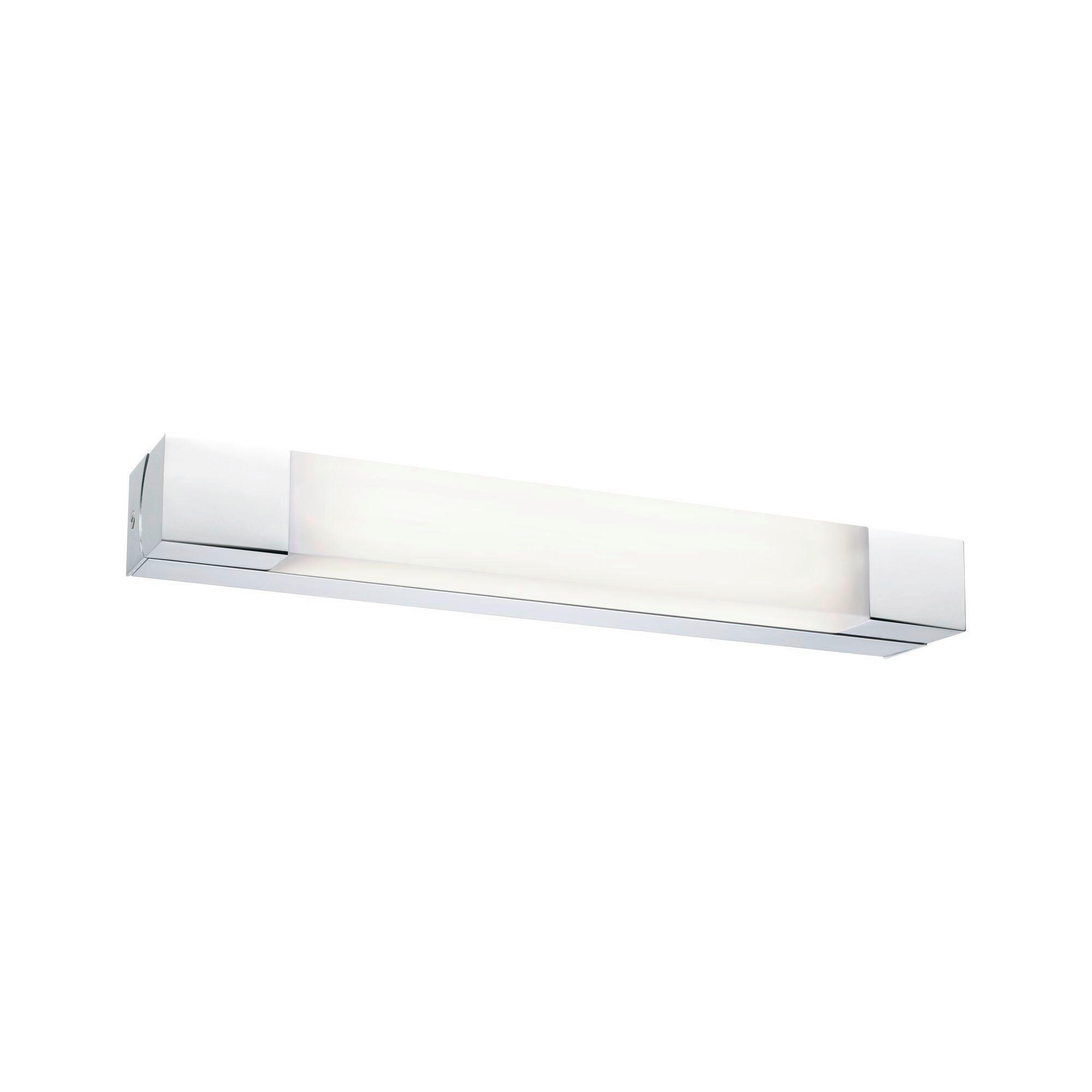 SPIEGELLEUCHTE   - Chromfarben/Weiß, Basics, Kunststoff/Metall (4,5cm) - Paulmann