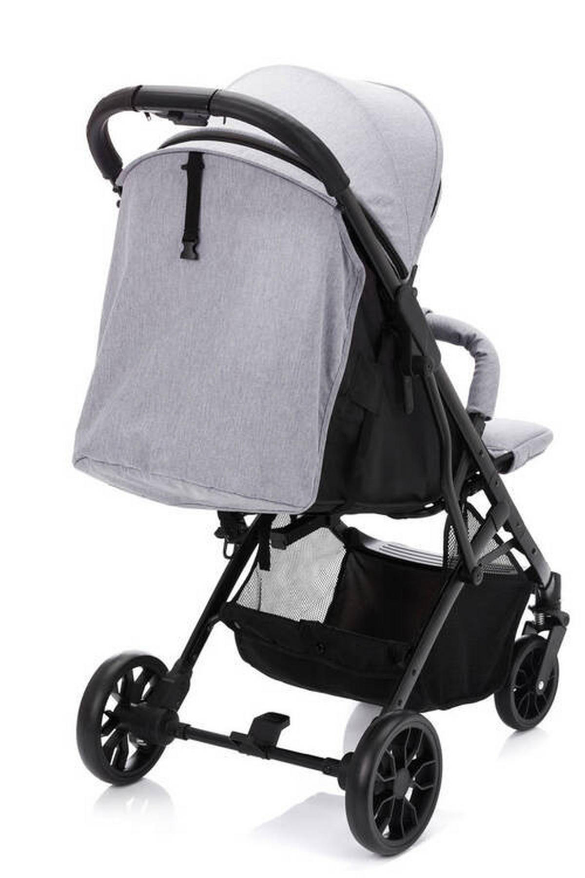 GOLFOVÝ KOČÁREK - černá/světle šedá, Basics, kov/textil (105/70/51cm) - Fillikid