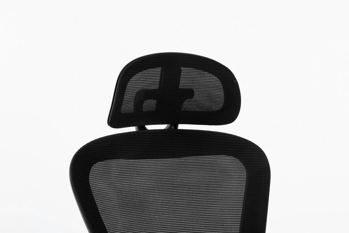 DREHSTUHL Netzbespannung Schwarz  - Schwarz, Design, Kunststoff/Textil (59/118-128/64cm) - Carryhome