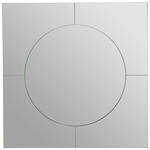 WANDSPIEGEL 70/70/5 cm  - Schwarz, Design, Glas/Holzwerkstoff (70/70/5cm) - Novel