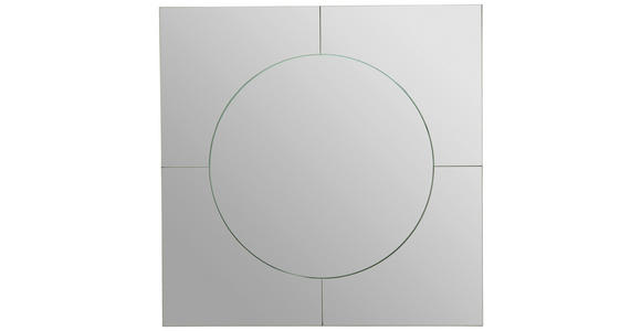 WANDSPIEGEL 70/70/5 cm  - Schwarz, Design, Glas/Holzwerkstoff (70/70/5cm) - Novel