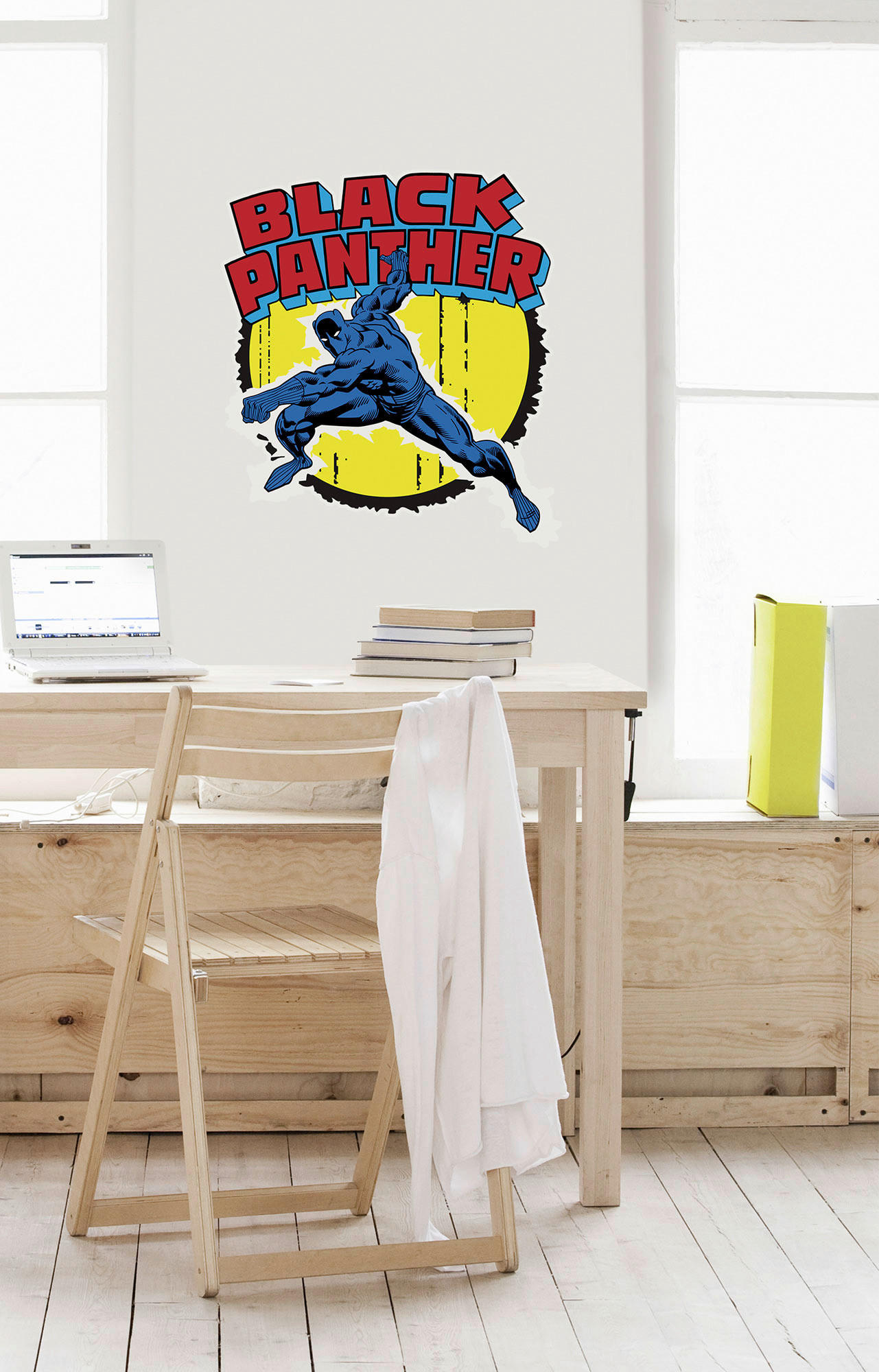WANDTATTOO - Blau/Gelb, Basics, Kunststoff (50/70cm) - Xora