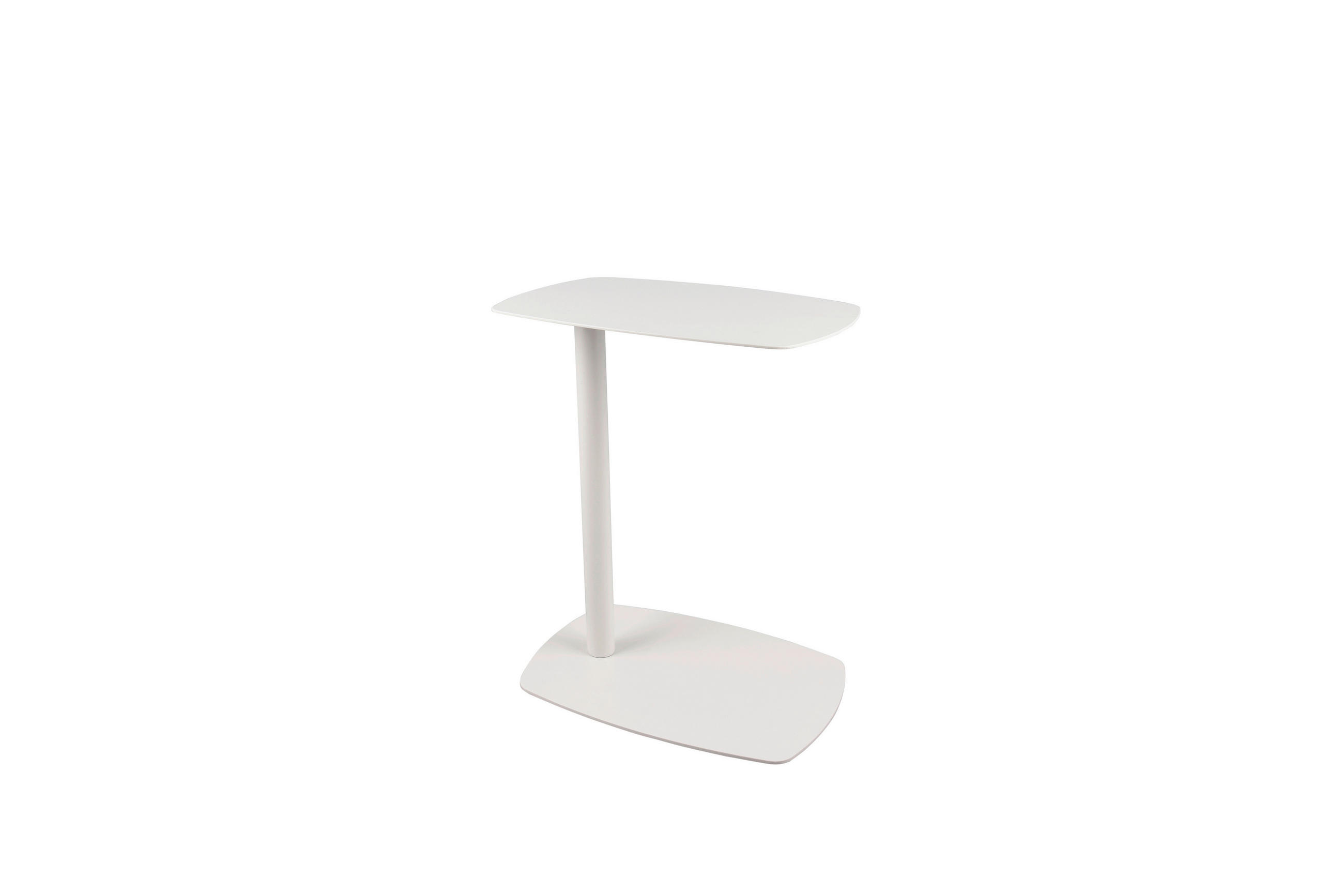 BEISTELLTISCH 28/42/48 cm Grau Freiform  - Grau, Basics, Metall (28/42/48cm) - Milino