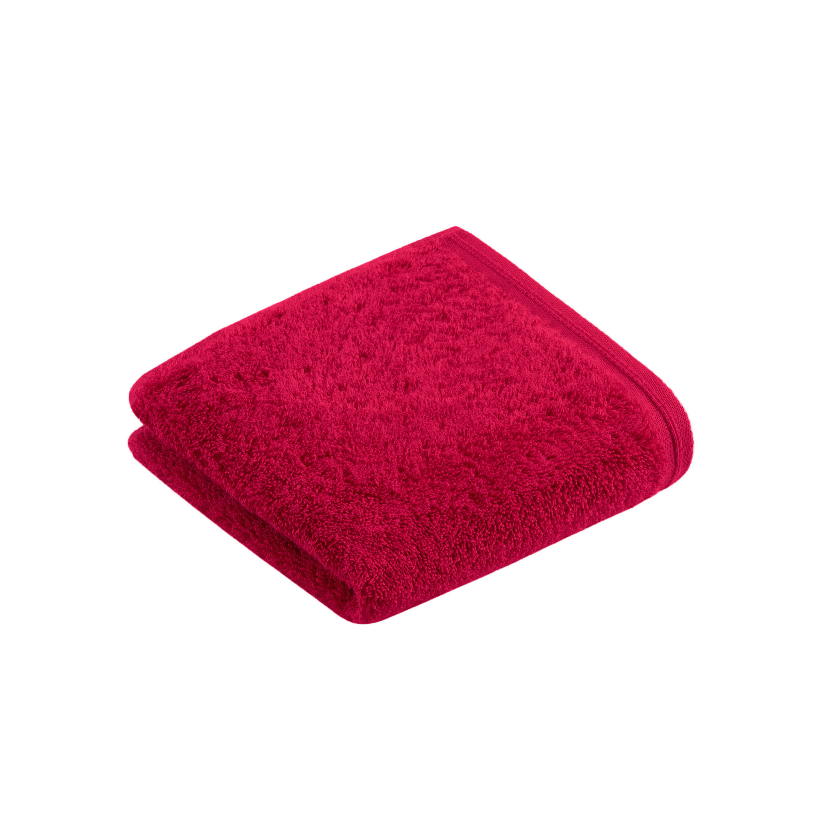 GÄSTETUCH Vegan Life Rot 40/60 cm  - Rot, Basics, Textil (40/60cm) - Vossen