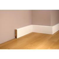 SOCKELLEISTE, Weiss RAL9016  - Basics, Holz (240/5/1,6cm) - Tilo