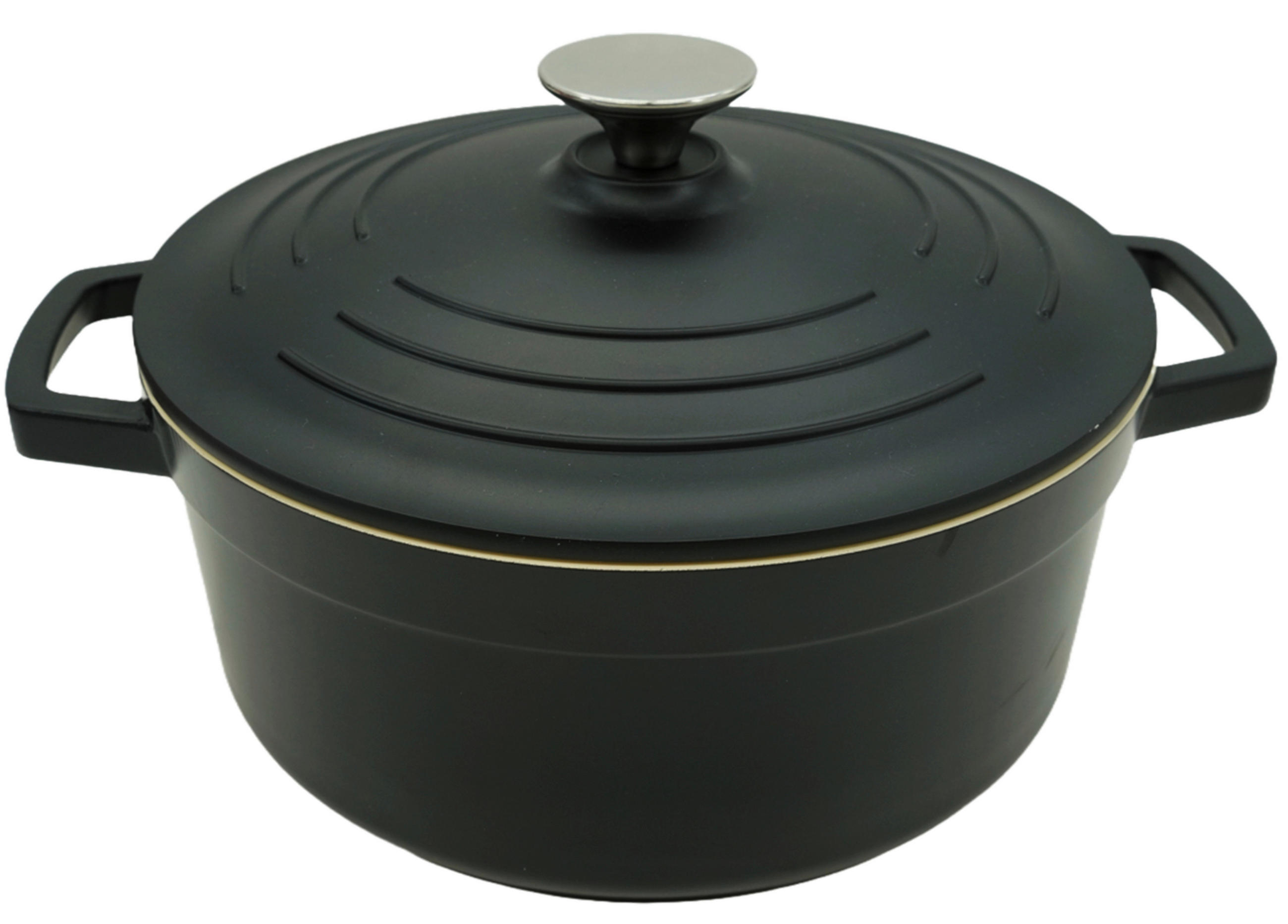 KOCHTOPF 1.3 L  - Edelstahlfarben/Creme, Basics, Metall (16/7,4cm) - Homeware Profession.