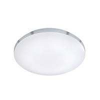 BADEZIMMER-DECKENLEUCHTE 24 W  41,0/10 cm    - Chromfarben/Weiss, Design, Kunststoff/Metall (41,0/10cm) - Trio Leuchten