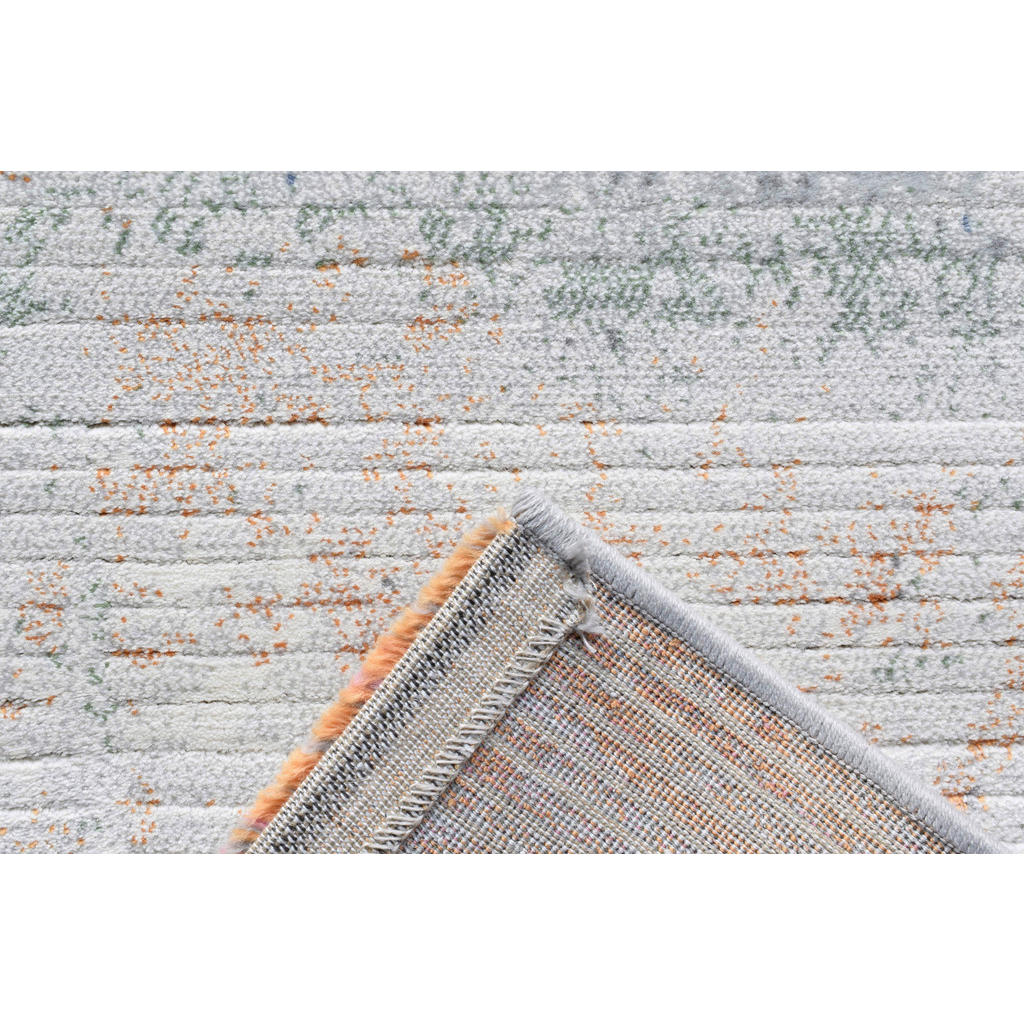 Thumbnail - Novel Webteppich Catania, Blau, Grau, Weiß, Textil, Abstraktes, rechteckig, 200x290 cm, Oeko-Tex® Standard 100, für Fußb...