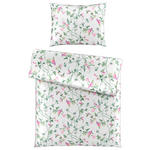 BETTWÄSCHE Satin 140/200 cm  - Pink/Weiß, KONVENTIONELL, Textil (140/200cm) - Esposa