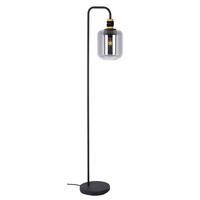 STEHLEUCHTE - Schwarz/Grau, Design, Glas/Metall (25/25/150cm) - Globo