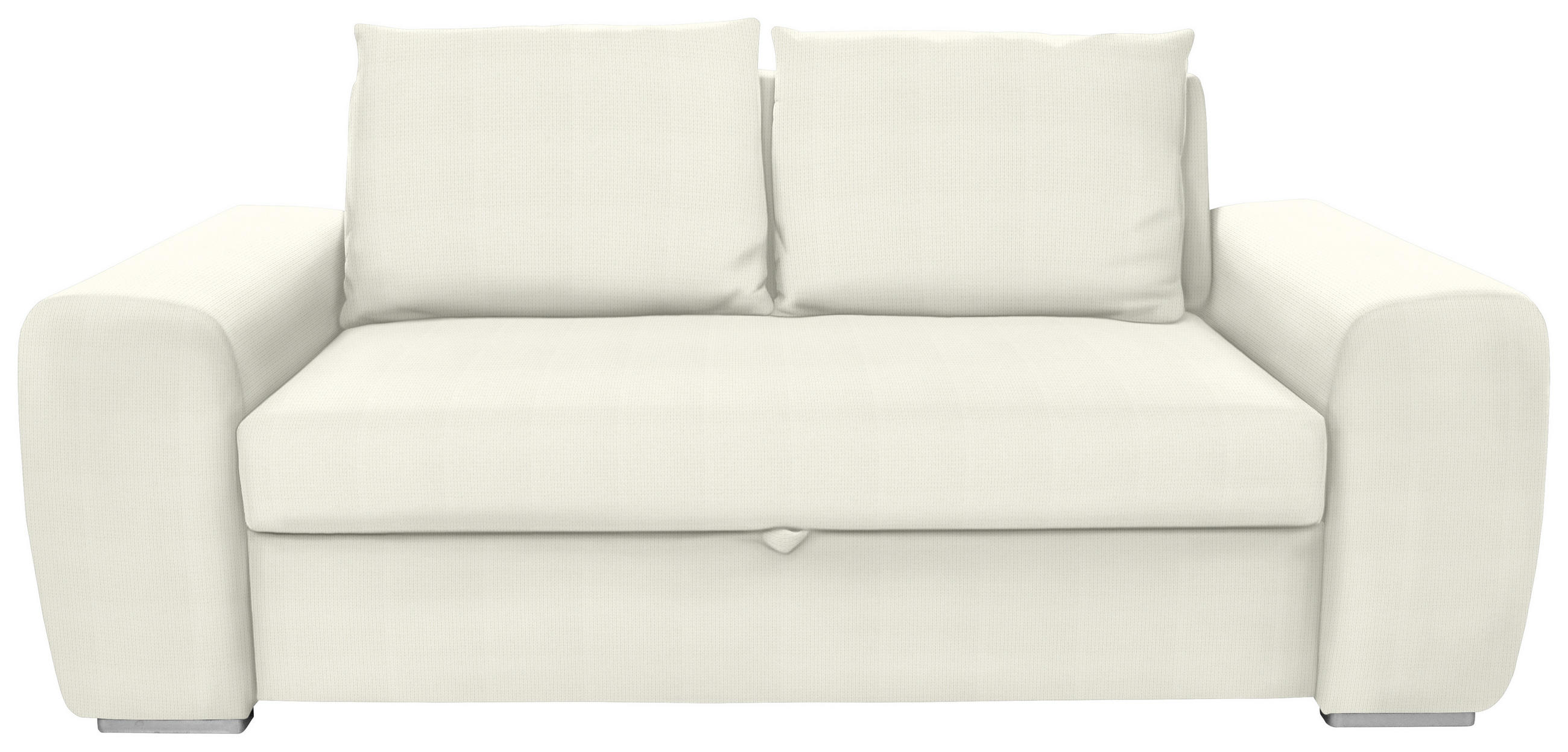 SCHLAFSOFA in Naturfarben  - Chromfarben/Naturfarben, Design, Holz/Textil (199/92/97cm) - Hom`in