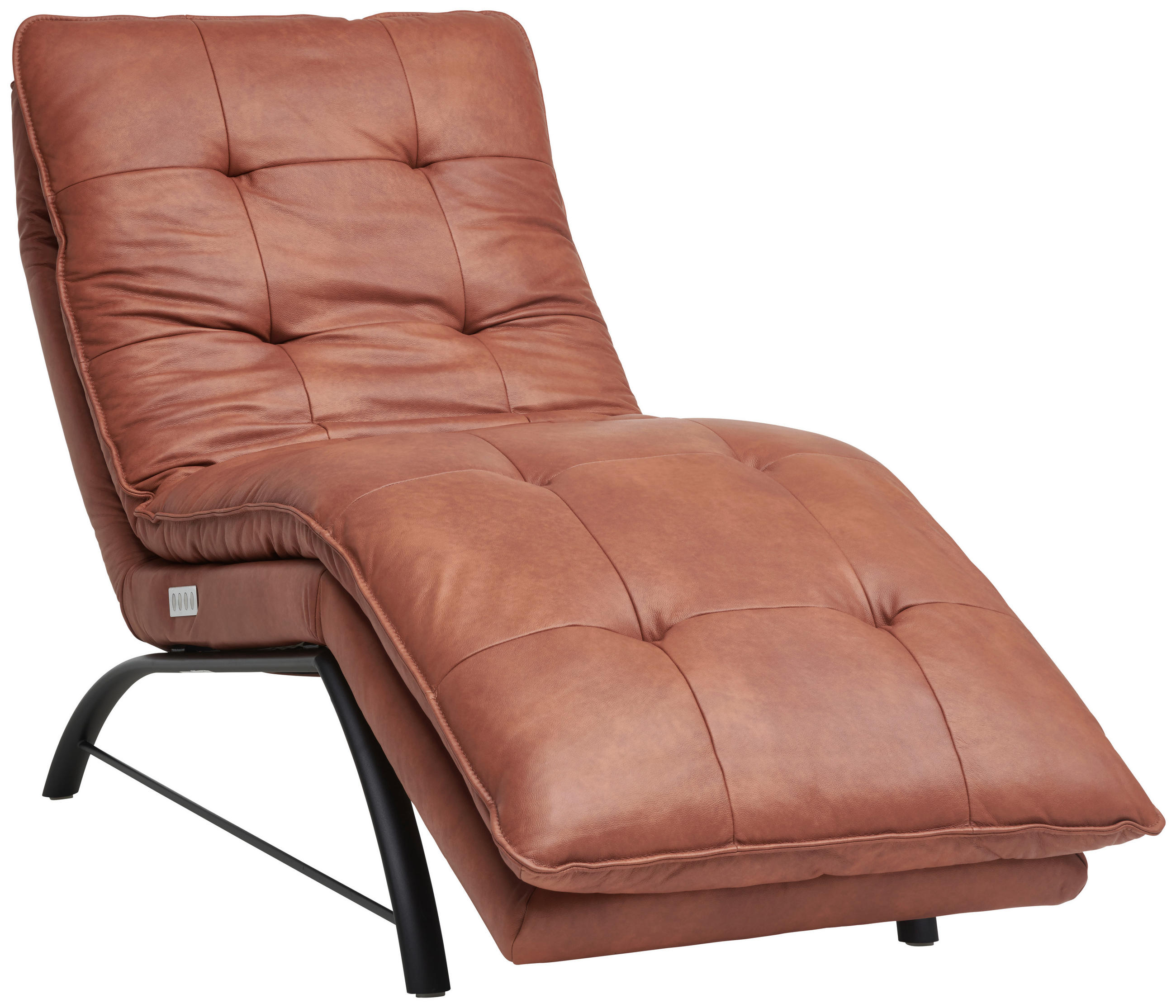LIEGE in Echtleder Cognac  - Cognac/Schwarz, Design, Leder/Metall (75/110/190cm) - Chilliano