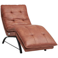 HEVERŐ bőr konyak  - fekete/konyak, Design, bőr/fém (75/110/190cm) - Chilliano