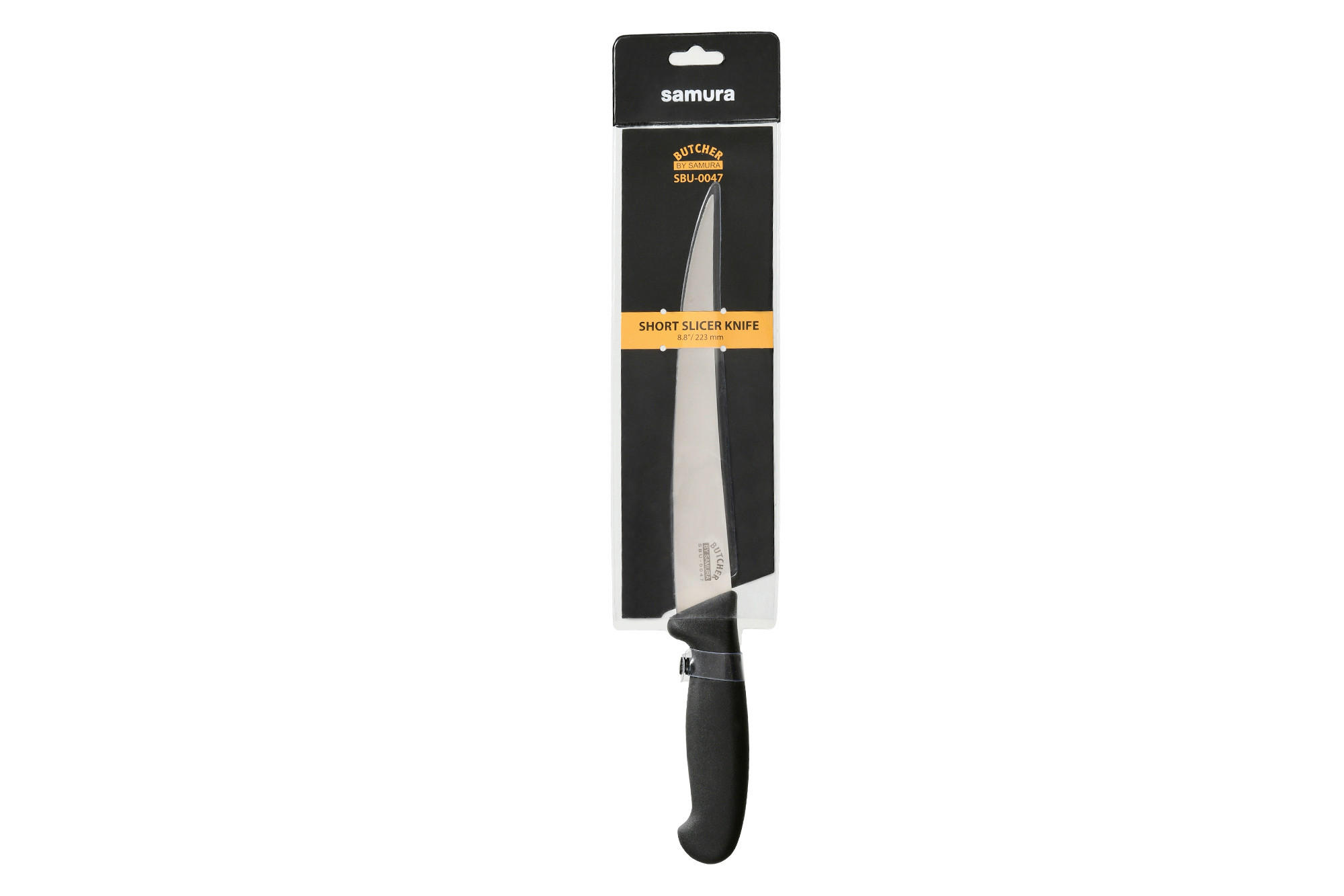 NOŽ KUHINJSKI  BUTCHER        36 cm    oplemenjeni čelik - srebrne boje/crna, Basics, metal/plastika (36cm) - Samura