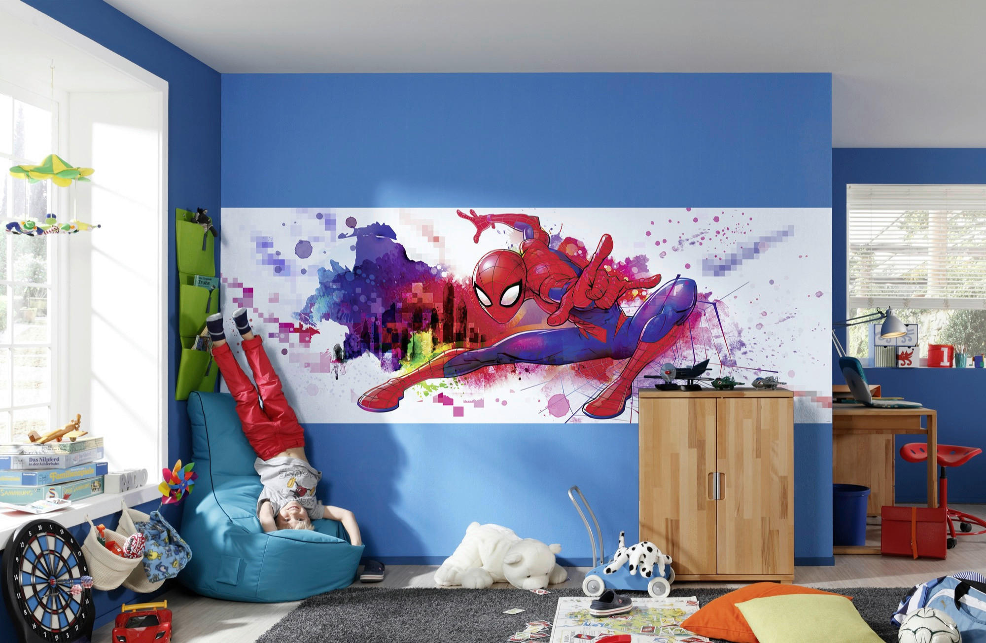 FOTOTAPETE Spiderman  - Multicolor, Basics (368/127cm) - Komar